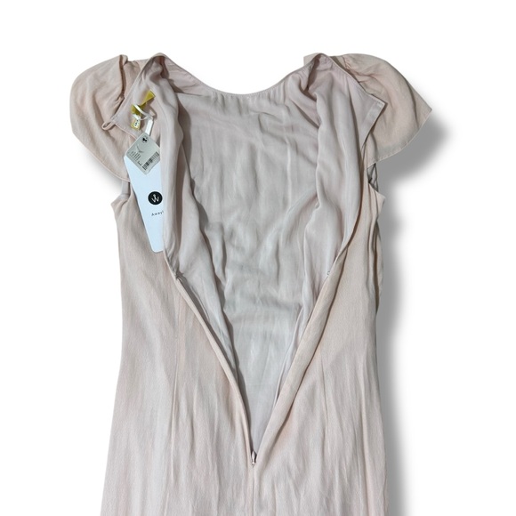 Free People Awaylee Pink Rose Gathered Button Front Maxi Dress Size Large - Picture 8 of 11